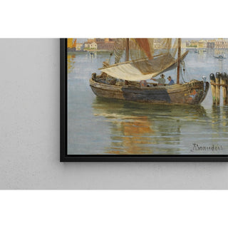 Reproduction Bateaux de pêche dans la lagune, Venise - Antonietta Brandeis