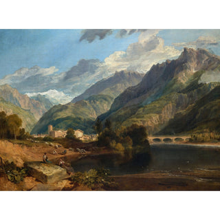 Reproduction Bonneville, Savoie - Joseph Mallord William Turner