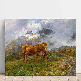 Reproduction Bovins des Highlands - Rosa Bonheur