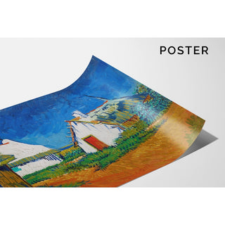 Reproduction Cabanes blanches aux Saintes-Maries - Vincent van Gogh