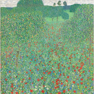 Reproduction Champ de coquelicots - Gustav Klimt
