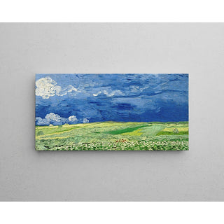 Reproduction Champs de blé sous un ciel de pluie - Vincent Van Gogh