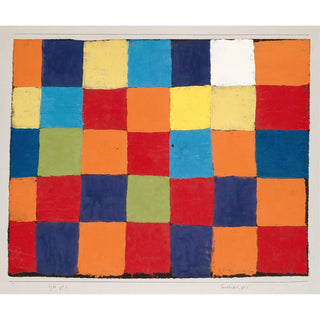 Reproduction Charte de couleurs Qu 1 - Paul Klee