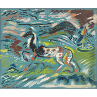 Reproduction Cheval - Arnold Peter Weisz-Kubínčan