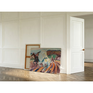 Reproduction Chevaux au labour - Edvard Munch