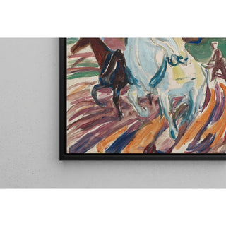 Reproduction Chevaux au labour - Edvard Munch