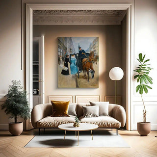 Reproduction Courses Rue De La Paix - Jean Béraud