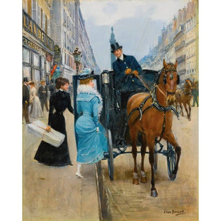 Reproduction Courses Rue De La Paix - Jean Béraud