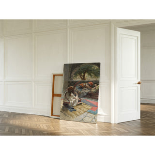 Reproduction David joue de la harpe devant Saul - James Tissot