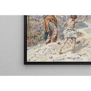 Reproduction David lance la pierre - James Tissot