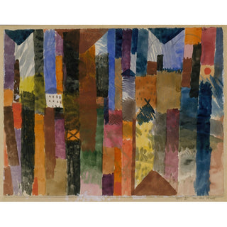 Reproduction Devant la ville - Paul Klee