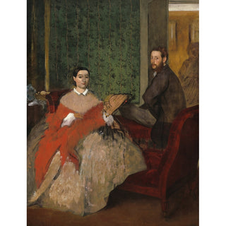 Reproduction Edmondo and Thérèse Morbilli - Edgar Degas