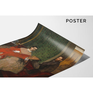 Reproduction Edmondo and Thérèse Morbilli - Edgar Degas