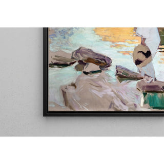 Reproduction Elena à Cala de Saint Vincent - Joaquín Sorolla