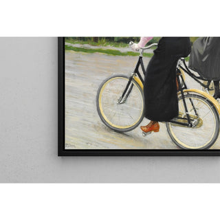 Reproduction En balade à vélo un jour d'été - Paul Fischer