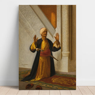 Reproduction En prière - Jean-Léon Gérôme