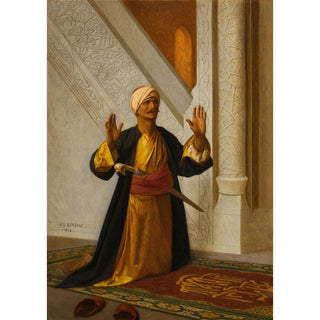 Reproduction En prière - Jean-Léon Gérôme