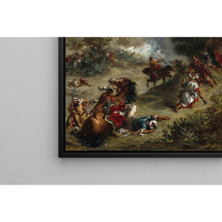 Reproduction Escarmouches arabes dans les montagnes - Eugène Delacroix