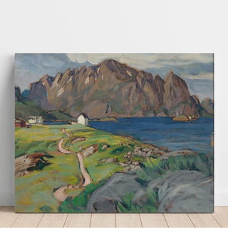 Reproduction Été, Store Molla. Étude des Lofoten - Anna Boberg