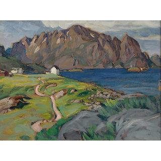 Reproduction Été, Store Molla. Étude des Lofoten - Anna Boberg