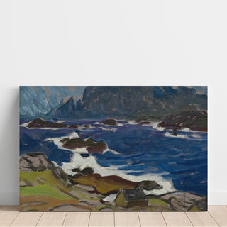 Reproduction Étude pendant une tempête, des Lofoten - Anna Boberg