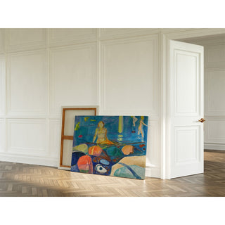 Reproduction Femme se baignant et enfants - Edvard Munch