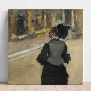 Reproduction Femme vue de dos Visite d'un musée - Edgar Degas
