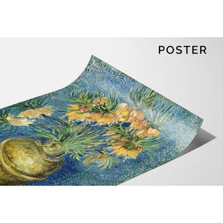 Reproduction Fritillaires, couronne impériale dans un vase de cuivre - Vincent Van Gogh