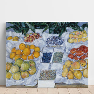 Reproduction Fruits présentés sur un support - Gustave Caillebotte