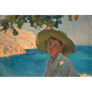Reproduction Garçon au sombrero, Jávea - Joaquín Sorolla
