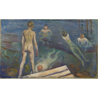 Reproduction Garçons se baignant - Edvard Munch