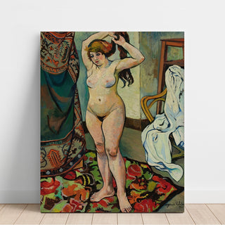 Reproduction Gilbert Nue Se Coiffant - Suzanne Valadon