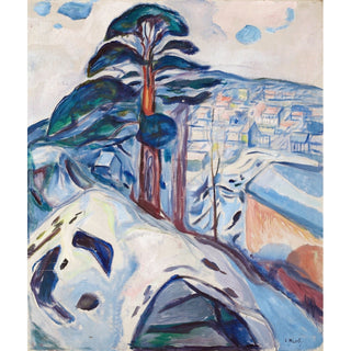Reproduction Hiver à Kragerø - Edvard Munch