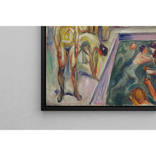 Reproduction Hommes nus dans une piscine - Edvard Munch