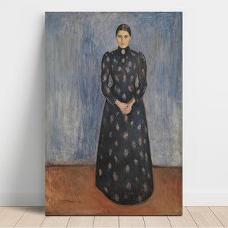Reproduction Inger en noir et violet - Edvard Munch
