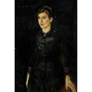 Reproduction Inger in Black - Edvard Munch