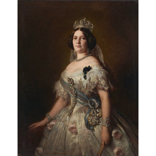 Reproduction Isabelle, reine d'Espagne - Franz Xaver Winterhalter