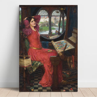 Reproduction Je suis à moitié malade d’ombres, dit la Dame de Shalott - John William Waterhouse