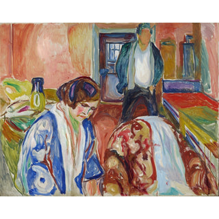 Reproduction L'Artiste et sa modèle - Edvard Munch