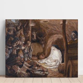 Reproduction L'adoration des bergers - James Tissot