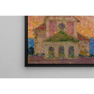 Reproduction L'église, Lago Maggiore - Henri Le Sidaner