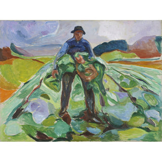 Reproduction L'homme dans le champ de choux - Edvard Munch