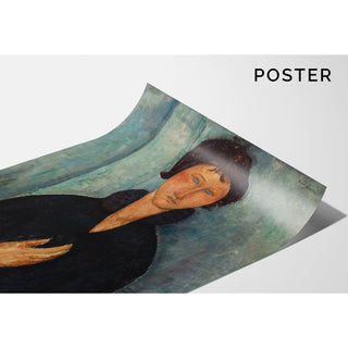 Reproduction La Femme aux yeux bleus - Amedeo Modigliani