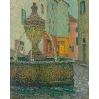 Reproduction La Fontaine, Saint-Paul De Vence - Henri Le Sidaner