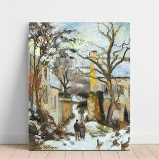 Reproduction La Maison Rondest Sous La Neige, Pontoise Or Chemin De L'hermitage, Pontoise, Sous La Neige - Camille Pissarro