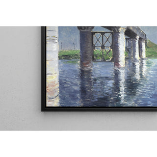Reproduction La Seine et le pont ferroviaire d'Argenteuil - Gustave Caillebotte