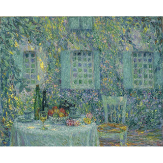 Reproduction La Table, Soleil dans les Feuilles, Gerberoy - Henri Le Sidaner