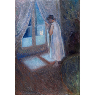 Reproduction La fille à la fenêtre - Edvard Munch