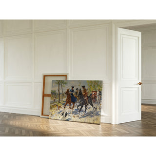 Reproduction La promenade à cheval - Raffaello Sorbi
