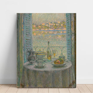 Reproduction La table ronde - Henri Le Sidaner